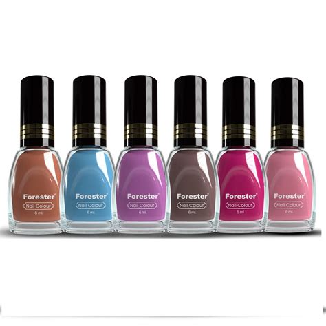 Buy Forester Long Lasting High Shine New Nail Polish Mate Color Combo ...