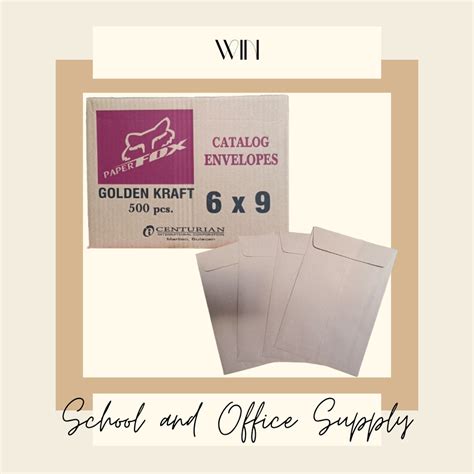Centurian 6x9 Catalog Envelope 500pcs/box | Shopee Philippines