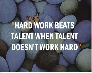 Motivational Quotes - ''Hard work beats talent when talent doesn't work ...