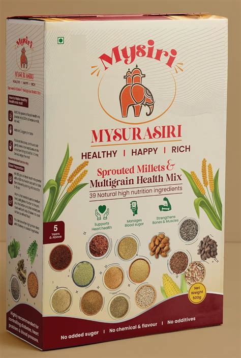 Mysiri Mysurasiri Sprouted Millets & Multigrain Health Mix (39 Items ...