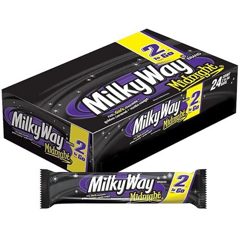 MILKY WAY Candy Bars, BCF26 Midnight Dark Chocolate Candy Bars, Sharing ...