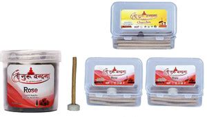Shree guru vandana Dhoop v agarbatti Rose Dhoop Cones In Round Box ...