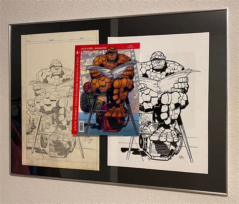 Jack Kirby, The Thing Ben Grimm (Fantastic Four) Pencil 1978, in matt d ...