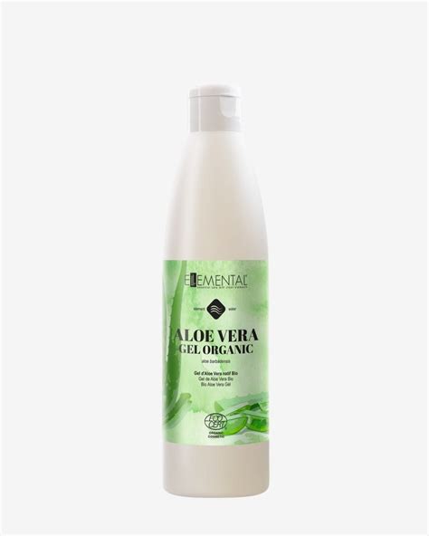 Organic aloe vera gel, 100% pure natural cosmetic base