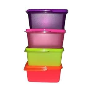 Buy Tupperware . Keep Tab Small 500Ml Capacity- Set Of 4 Pc, Plastic ...