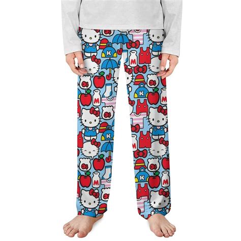 Hello Kitty pjs for Kids Pajama Pants Hello Kitty Merch for Girls Boys ...