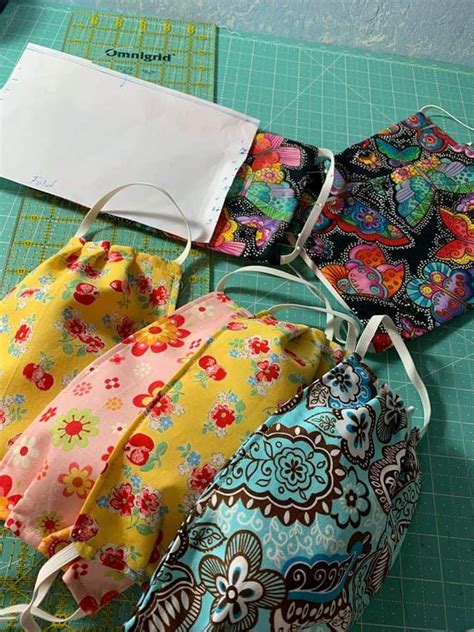 Face Mask Using a Plate for a Pattern 的图像结果