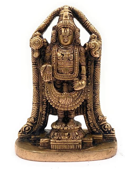 Buy Bhunes Brass Balaji Statue, Tirupati Idol God Statue Showpiece ...