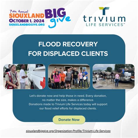 Trivium Life Services on LinkedIn: #siouxlandbiggive #floodrecovery # ...