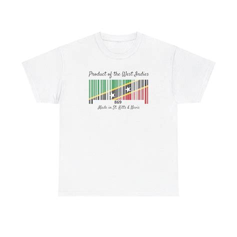 Buy Made in St. Kitts , St Kitts and Nevis Flag T-shirt, Unisex, Island ...