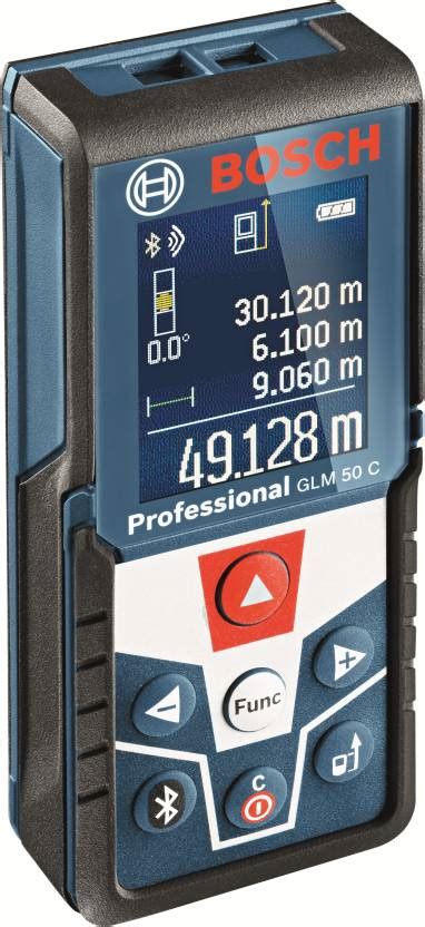 BOSCH GLM 50 C Professional Laser Measure With Bluetooth and Blacklit ...