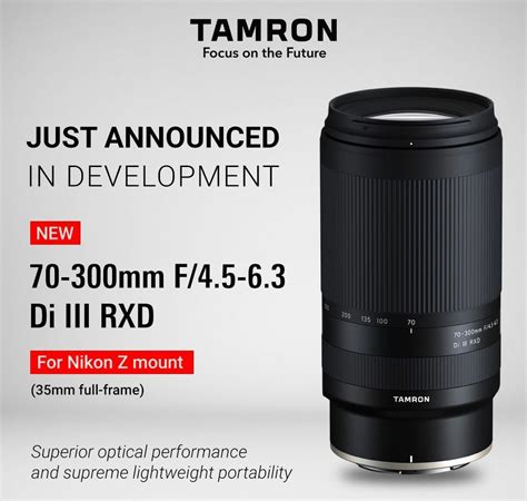 Finally official: Tamron announces their first lens for Nikon Z-mount ...