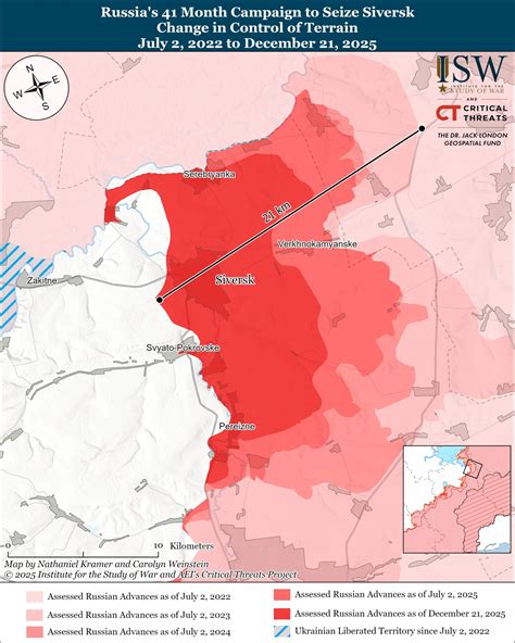 ISW: Russian forces have likely seized the town of Siversk after 41 ...
