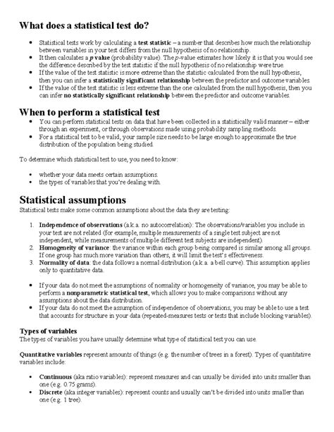 Image result for Introduction to Statistical Test