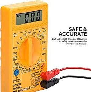 samest Digital Multimeter, Multi Tester, AC/DC Volt Test, Voltmeter ...