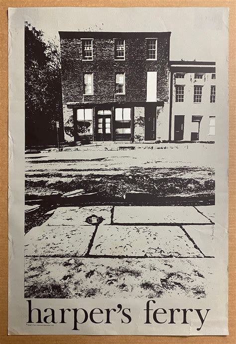 1972 Harper’s Ferry Historical Association Poster Philip Frankel & Co ...