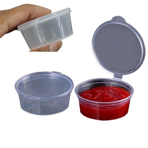Buy Polypropylene Plastic 25 ML Chutney Sauce Jam Ketchup Honey Sample ...