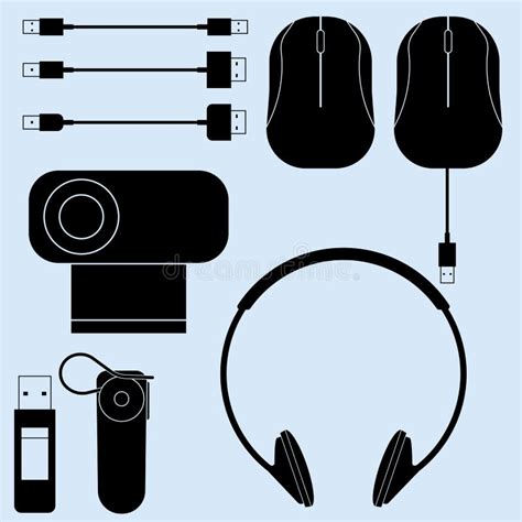 Image result for Computer Peripherals Illustration