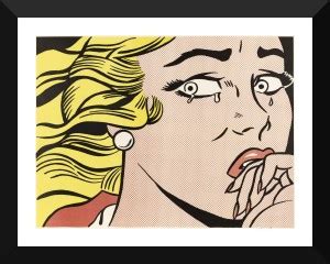 Crying Girl 1963 - "Roy Lichtenstein Paintings Collection" - Premium ...