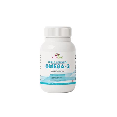 Vitaone Triple Strength Omega 3 I 60 Soft gels