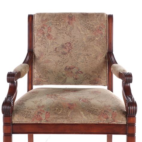 Sam Moore Furniture Neoclassical Style Hardwood and Custom-Upholstered ...