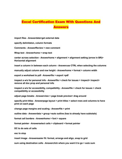 Image result for Excel Questions for Practical Exam