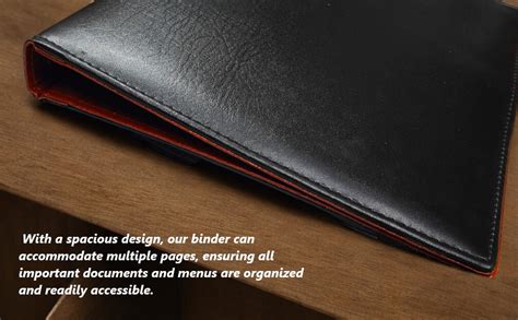 FutureX Set of 2 Ring Binder Menu Folder for Restaurant and Hotel ...