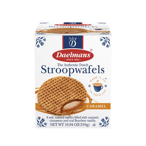 Daelmans Jumbo Caramelo stroopwafel Cubo - 8 Ct | Ubuy India