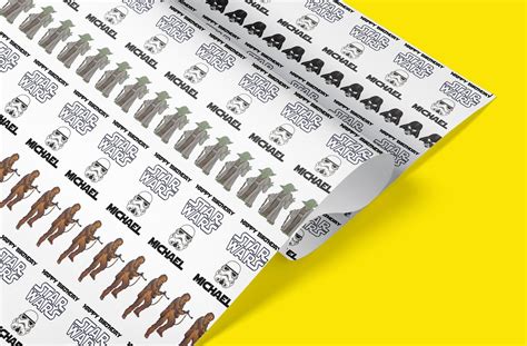 Star Wars gift wrap - Gift Wrap 4u