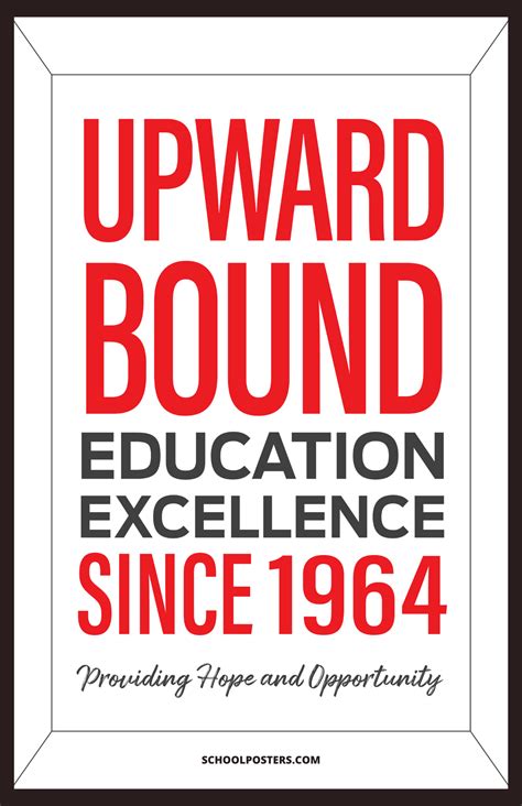 TRIO Upward Bound Since 1964 Poster – SchoolPosters.com LLC