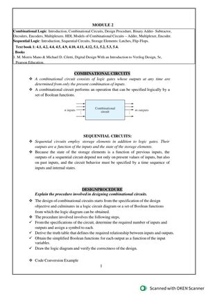 DDCO-BCS302-Module 5-Notes - MODULE 5 BASIC PROCESSING UNIT ...