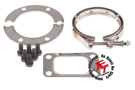 Abgasgehäuse GT35/GTX35 - 0.82 A/R - T3 Eingang / V-Band Ausgang 740902 ...