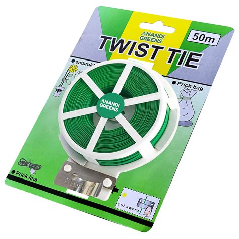 Premium Quality Plastic Twist Tie Wire Spool with Cutter | Garden ...