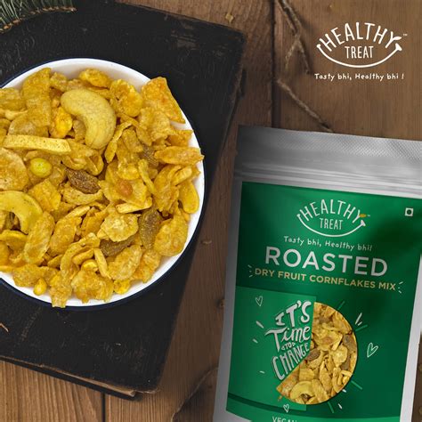 Try 100% Roasted Dry Fruit Cornflakes Mix | Healthy Treat - HEALTHY TREAT