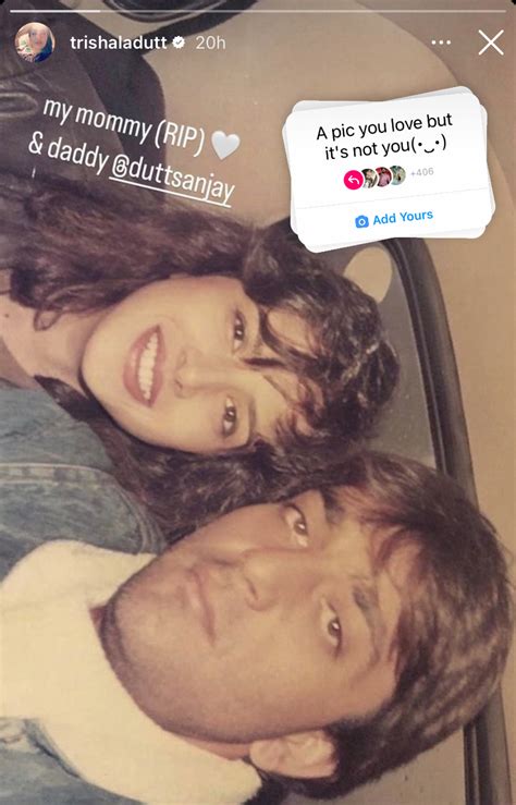 Trishala Dutt shares unseen picture of her father Sanjay Dutt and late ...