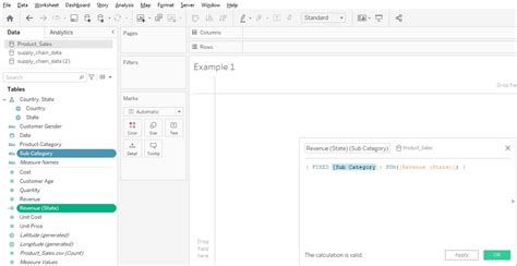 Fixed Function Query Tableau 的图像结果