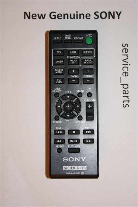 New Genuine Sony Remote Rm Amu171 For Cmt Bt60 Cmt | Desertcart INDIA