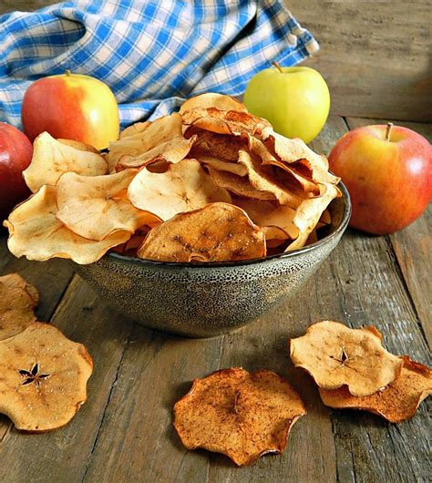 Oven Baked Apple Chips - Frugal Hausfrau