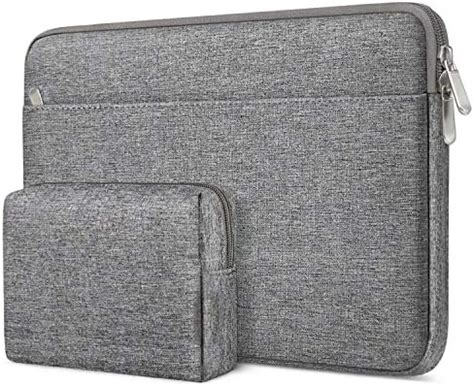 Dynotrek Zipper 15.6 inch Laptop Sleeve Case Cover with Charger Pouch ...
