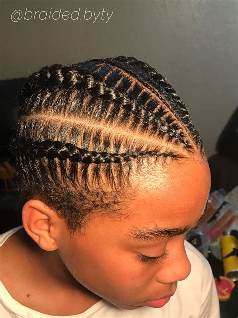Stitch Braids on Men’s Hair