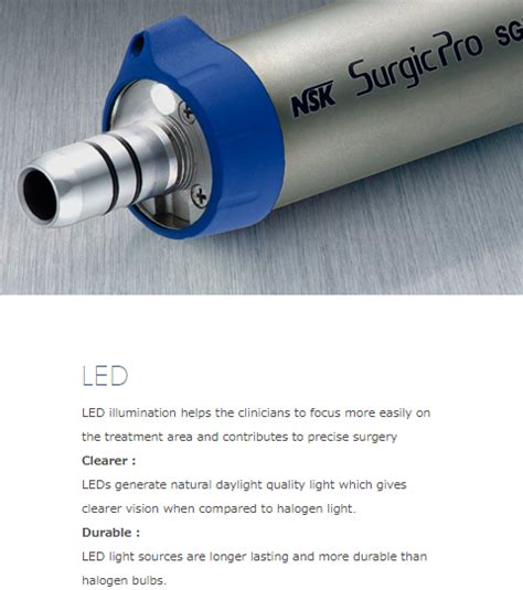 Nsk Surgic Pro Plus Implant Motor / Physiodispenser With Fiber Optic H ...