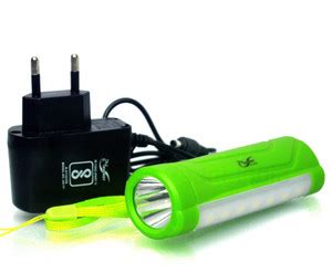 24ENERGY® Rechargeable 8W Mini Torch With Charger 1500mAh Lithium ...