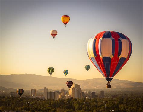 hot Air Balloon, flying, hot air balloons, outdoors, reno, air, multi ...