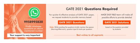 GATE 2021 Detailed Exam Solutions - MADE EASY