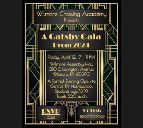 A Gatsby Gala, 210 S Lexington Ave, Wilmore, KY, 12 April 2024 | AllEvents