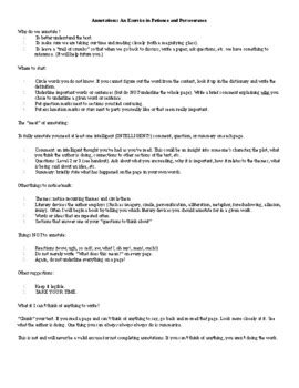 Image result for Annotation Guide for Students