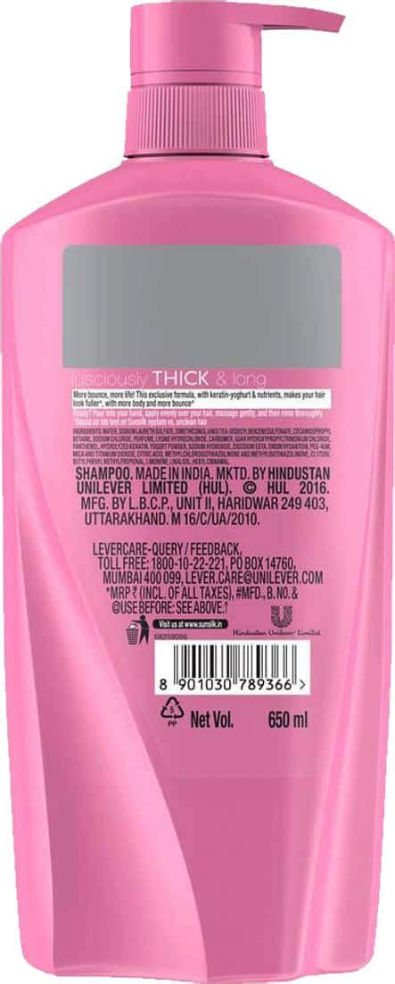 Buy SUNSILK LUSCIOUSLY THICK & LONG SHAMPOO - 650 ML Online & Get Upto ...