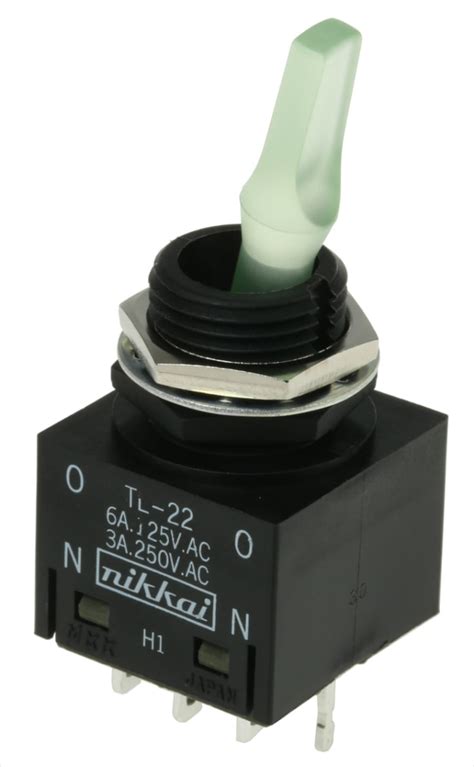 TL-22H1DKMMS1 NKK Switches | NKK Switches Toggle Switch, Panel Mount ...