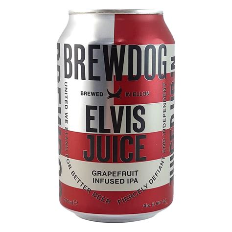 Cerveja Brewdog Elvis Juice American IPA Grapefruit LT 330ml | Shopee ...