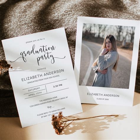 Image result for Examples of Graduation Invitation Cards